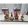 Image 1 : 4 Christmas décor lamps - 3 light up, 1 w/ bubble light