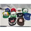 Image 1 : 10 Vintage assorted trucker hats - excellent condition - like new