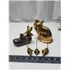 Image 1 : Brass cats and mice