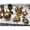Image 2 : Assorted brass figurines