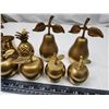 Image 3 : Assorted brass fruit bells