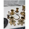 Image 5 : Brass candle holders