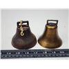 Image 1 : 2 Vintage brass bells