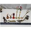 Image 1 : Assorted knick knacks - bottle openers, floral pens, bells, etc.