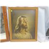 Image 2 : Framed Portrait of Jesus & Mirror