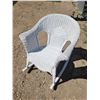 Image 1 : White wicker rocking chair - 29x32.5"Hx36"D