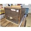 Image 2 : Vintage wooden filing cabinet box - 14.5"x24"Dx12.5"H