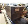 Image 4 : Vintage wooden filing cabinet box - 14.5"x24"Dx12.5"H