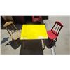 Image 1 : Cute kid's table (20x16x18") and chairs - 22"H