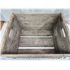 Image 2 : Crescent Creamery vintage wooden crate - 17x13.5x10.5"H