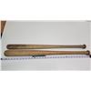 Image 1 : 2 Wooden bats - no markings