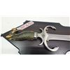 Image 2 : Novelty dragon sword, w/ wall plaque - 12" blade - 23"H