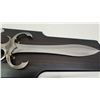 Image 5 : Novelty dragon sword, w/ wall plaque - 12" blade - 23"H