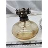 Image 3 : 2 Coal oil lamps, no chimney's - 1 is smoke colored
