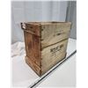Image 2 : Small "British Drugs" wooden crate - 12x7.5x12"H