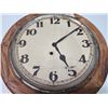 Image 2 : Vintage wooden wall clock - needs repair - no key