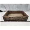 Image 1 : Vintage Kippered herring wooden crate - 18x12.5x4.5"H