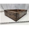 Image 2 : Vintage Kippered herring wooden crate - 18x12.5x4.5"H