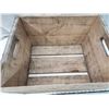 Image 2 : Crescent Creamery vintage wooden crate - 17x13.5x11"H