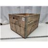 Image 3 : Crescent Creamery vintage wooden crate - 17x13.5x11"H