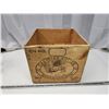Image 1 : Co-op butter wooden crate - 13.5x13.5x11.5"H