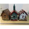 Image 1 : Lot of 3 bird houses
