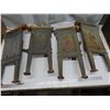 Image 1 : Lot of 4 stunning antique wing back theatre auditorium chiar supports