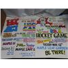 Image 1 : Lot of 3 hockey game posters 28"x22"