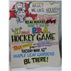 Image 2 : Lot of 3 hockey game posters 28"x22"
