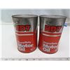 Image 1 : Pair of co-op HD7 heavy duty motor oil 1L full cans