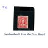 Image 1 : Newfoundland 2 Cents Mint Never Hinged