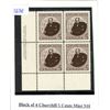 Image 1 : Block of 4 Churchill 5 Cents Mint NH