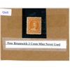 Image 1 : New Brunswick 2 Cents Mint Never Used