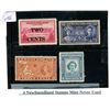 Image 1 : 4 Newfoundland Stamps Mint Never Used
