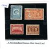 Image 1 : 4 Newfoundland Stamps Mint Never Used