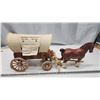 Image 5 : "Ghirardelli Chocolate Co." wagon w/ cloth top and horse figurine