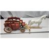Image 1 : "Ghirardelli Chocolate Co." carriage w/ horse figurine