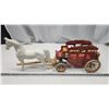 Image 5 : "Ghirardelli Chocolate Co." carriage w/ horse figurine