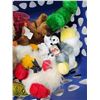 Image 4 : Basket of vintage stuffed animals - A&W bear, TY beanie babies, etc.