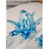Image 4 : 6 Assorted small blown glass baskets