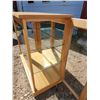 Image 3 : Very nice, Oak glass display cabinet - 38"W x 17.5"x36"H