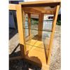 Image 4 : Very nice, Oak glass display cabinet - 38"W x 17.5"x36"H