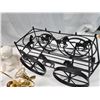 Image 8 : Collection of décor tiems - Train coasters, angels, candle holders, etc.