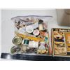 Image 2 : Collection of sewing psupplies - Thread, zippers, buttons, etc.