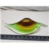 Image 4 : Lizard shaped, blown glass décor bowl - 16" across