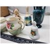 Image 4 : Assorted décor items - bells, vase, cream n sugar dishes