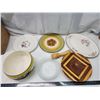 Image 1 : Assorted dishwares - platters, bowls, etc.