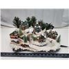 Image 1 : Christmas Village, fiber optic light up town - works
