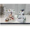 Image 1 : 2 Christmas light up dioramas - Sliding musical, and light up fireplace