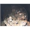 Image 3 : Stoneware pickle jar, w/ pennies